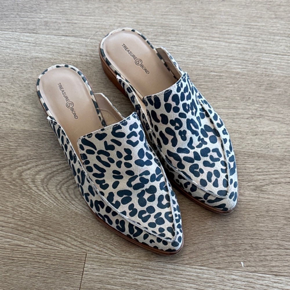 Treasure & Bond Animal Print Women's Mules